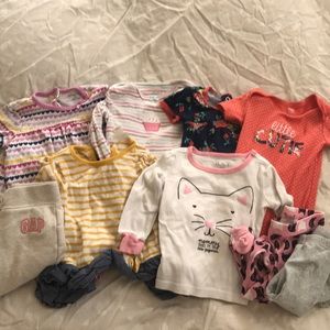 Hodgepodge of baby clothes